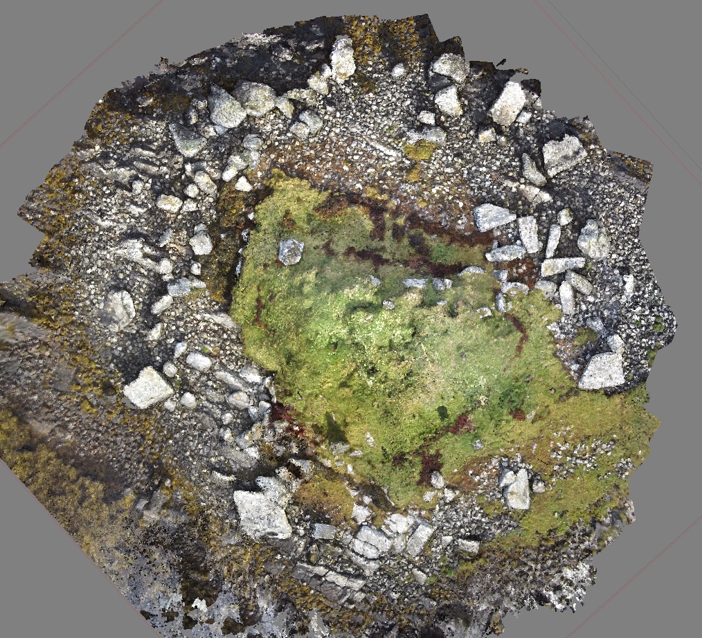 A three-dimensional model of a chambered cairn on South Uist