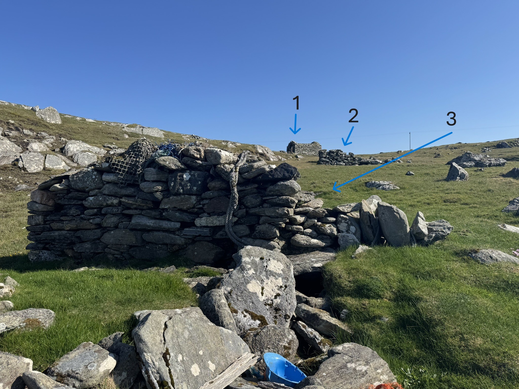 Three horizontal mills at Harpa Dale