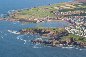 Eyemouth Fort aerial view 