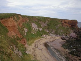 Eyemouth Fort cliffs