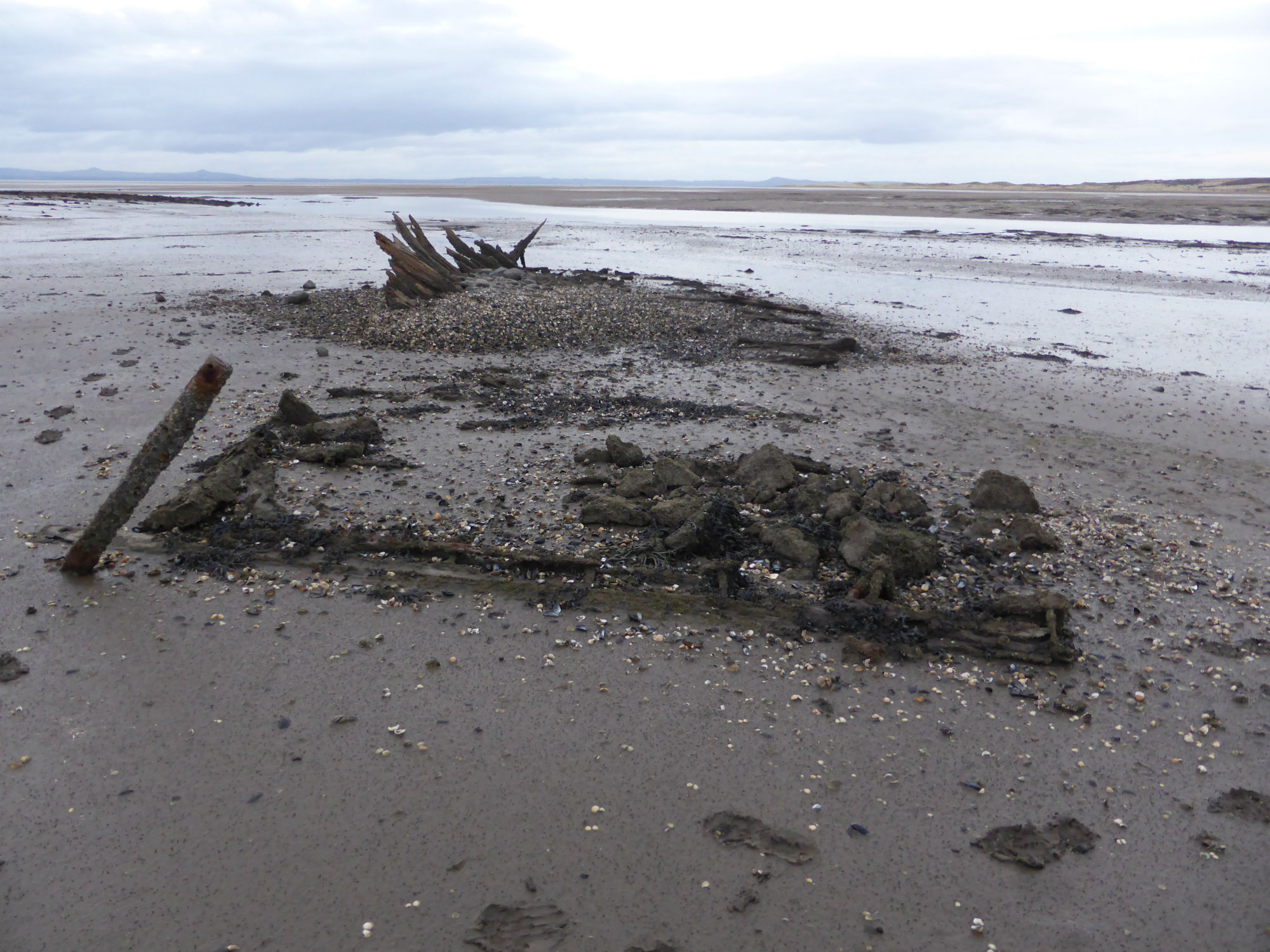 Aberlady Bay wrecks