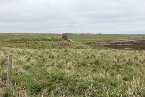 Bu of Cairston mound behind coast edge