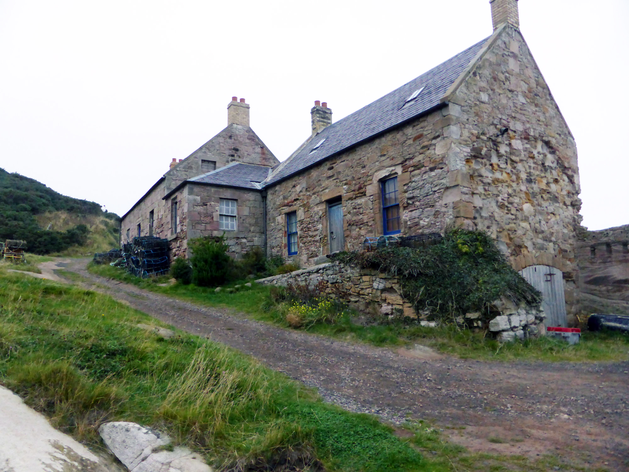 Harbour cottages looking NW