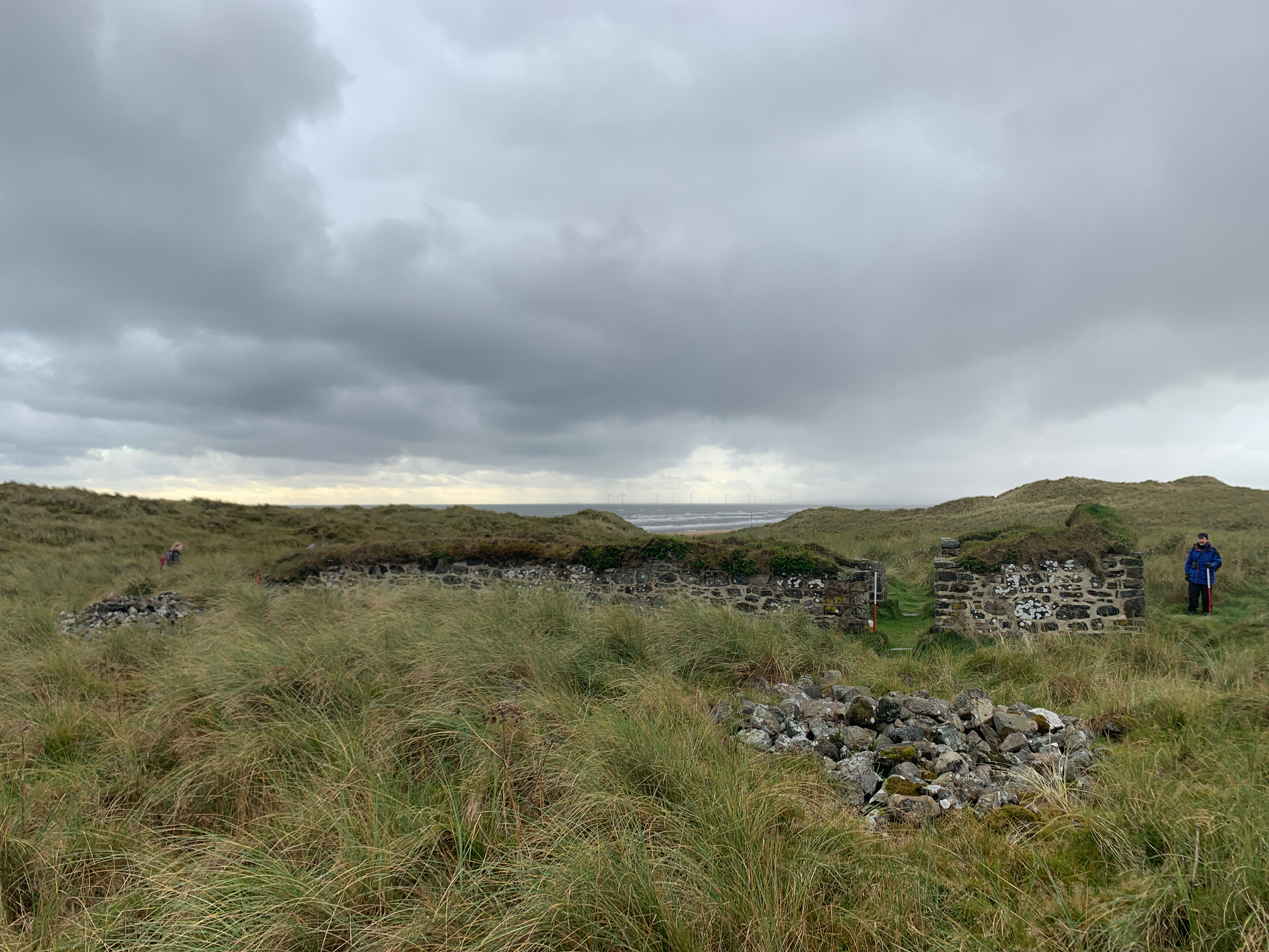 View looking south