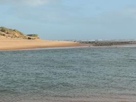 Pillbox photographed from the Newburgh side of the Ythan estuary.