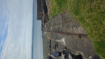 Rail slipway looking West. Location 2 on site map.