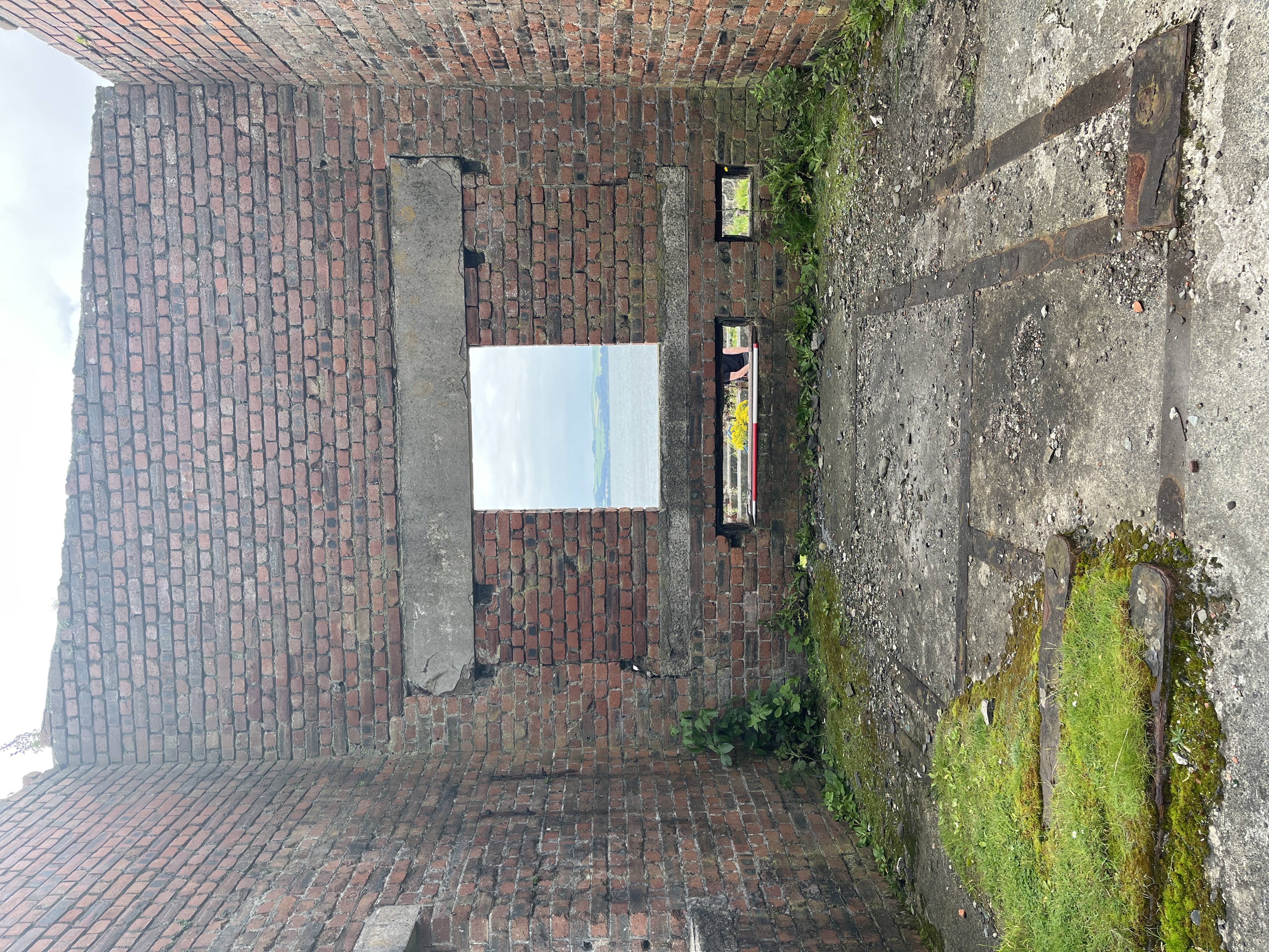 Interior of winch house, looking west. Location 5 on site map.