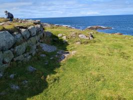 Northern section of outer wall 