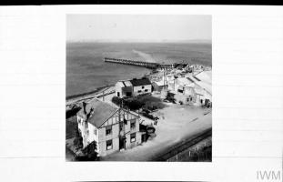 Innermessan looking North-West from cliff. Courtesy of Imperial War Museum. Photographer:
Sergeant Palmer 
1944-09-16 © IWM H 40122